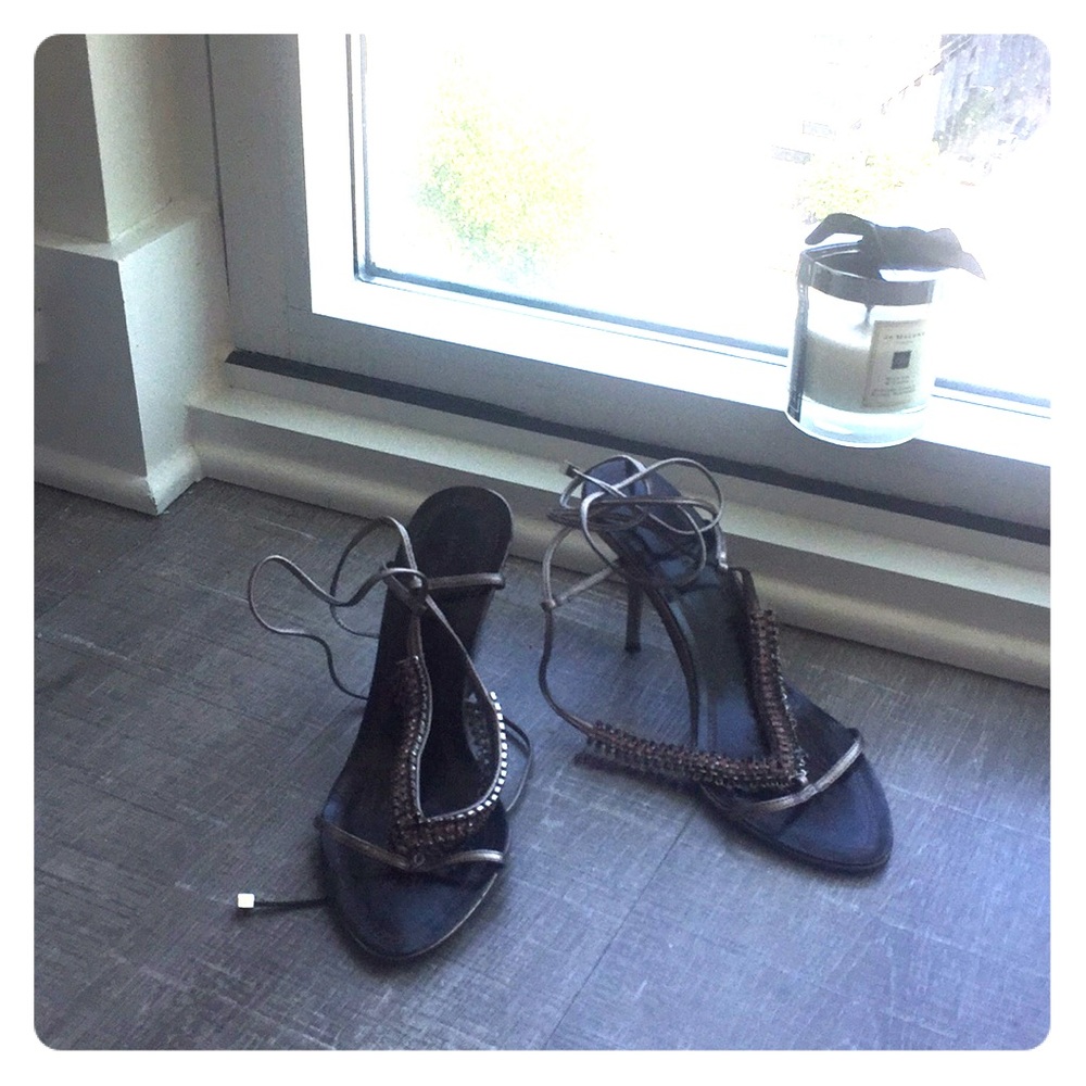 Beautiful Karen Millen crystal sandals